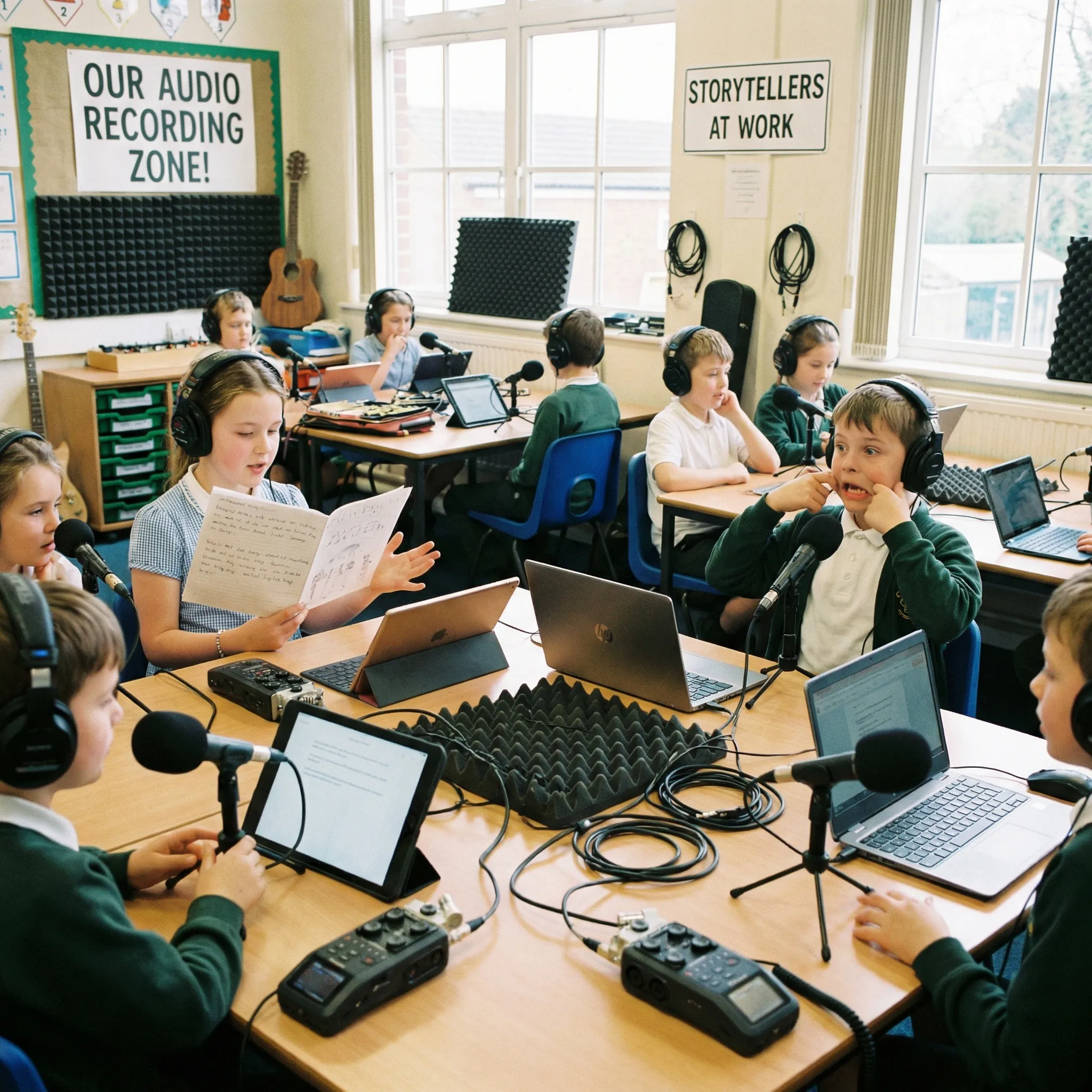 audio recording stage 8