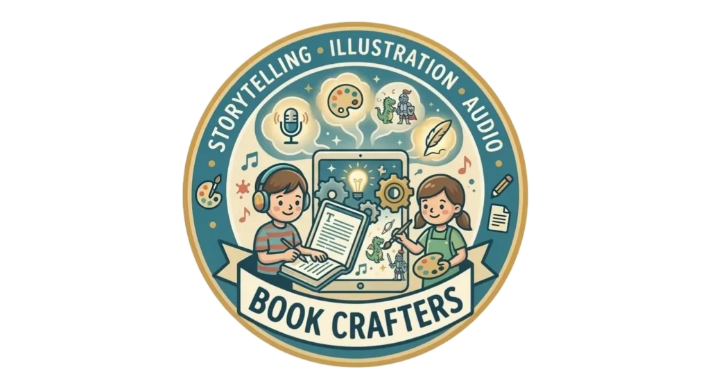 book crafters logo hollow